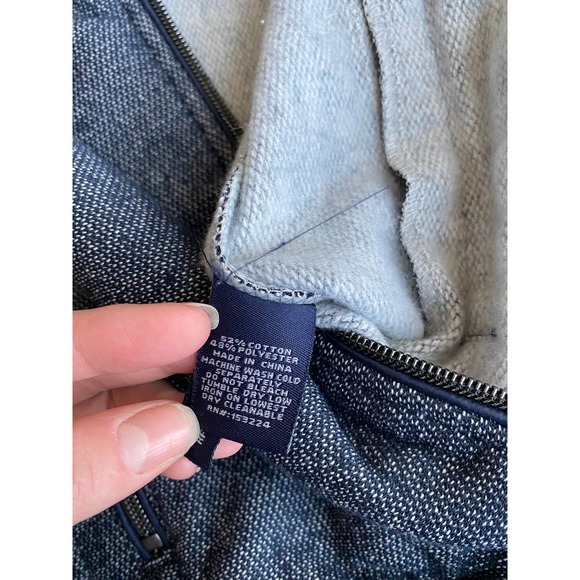 Men's RAINFOREST sheen blue fleece lined casual zip up jacket, size Medium - Picture 8 of 14